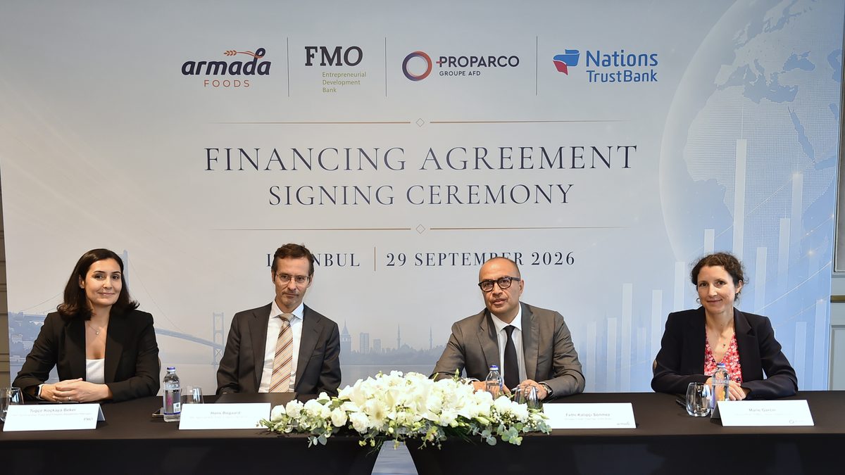 ARMADA GIDA, FMO VE PROPARCO  SENDİKASYON KREDİSİ İÇİN İMZA TÖRENİNDE BİR ARAYA GELDİ