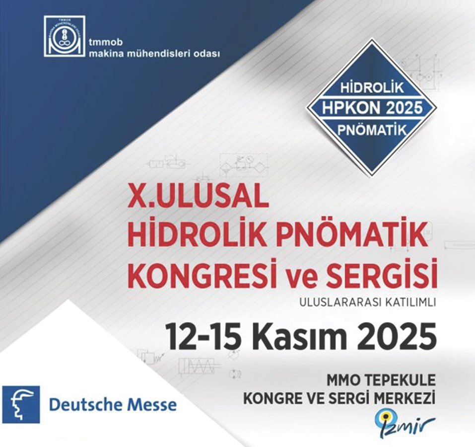 Hidrolik ve Pnömatik sektörü İzmir’de HPKON 2025’te bir araya gelecek