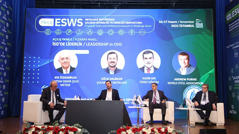 Metalurji sektöründe çalışan güvenliği ve esenliği sempozyumu yapıldı