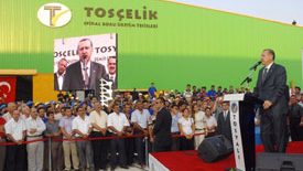 Türkiye'nin İlk özel Sektör Yassı çelik üretim Tesisi Açılıyor