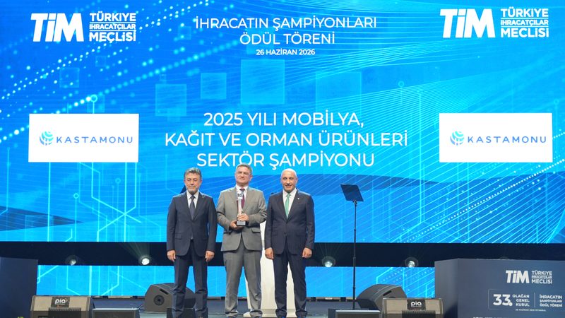 Kastamonu Entegre, TİM Tarafından Sektörünün İhracat Şampiyonu Seçildi