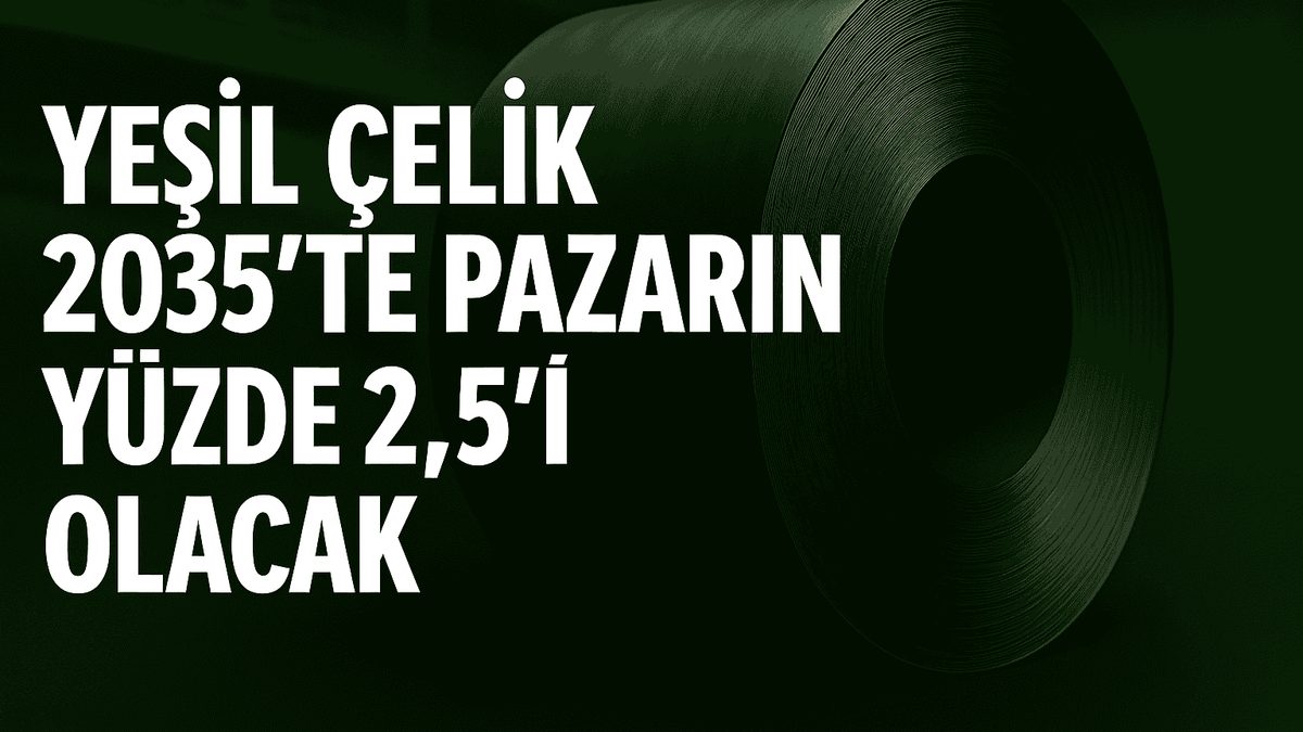 Yeşil çelik üretimi 2035'te pazarın yalnızca yüzde 2,5’ine ulaşabilecek
