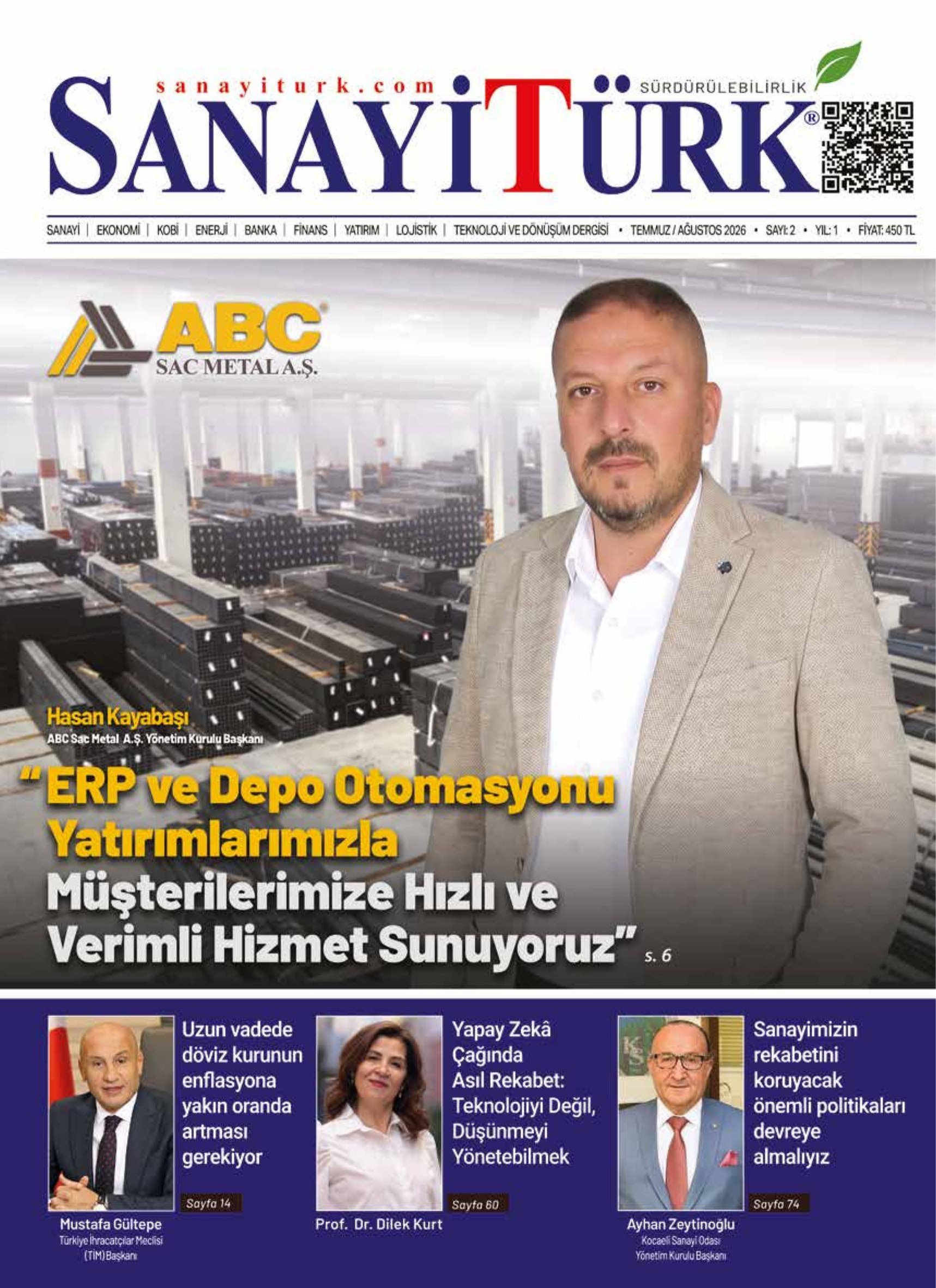 Sanayi Türk - 2. Sayı - Temmuz-Ağustos 2026