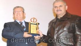 Hataylı Demir Çelikçilere bakanlar ödül verdi