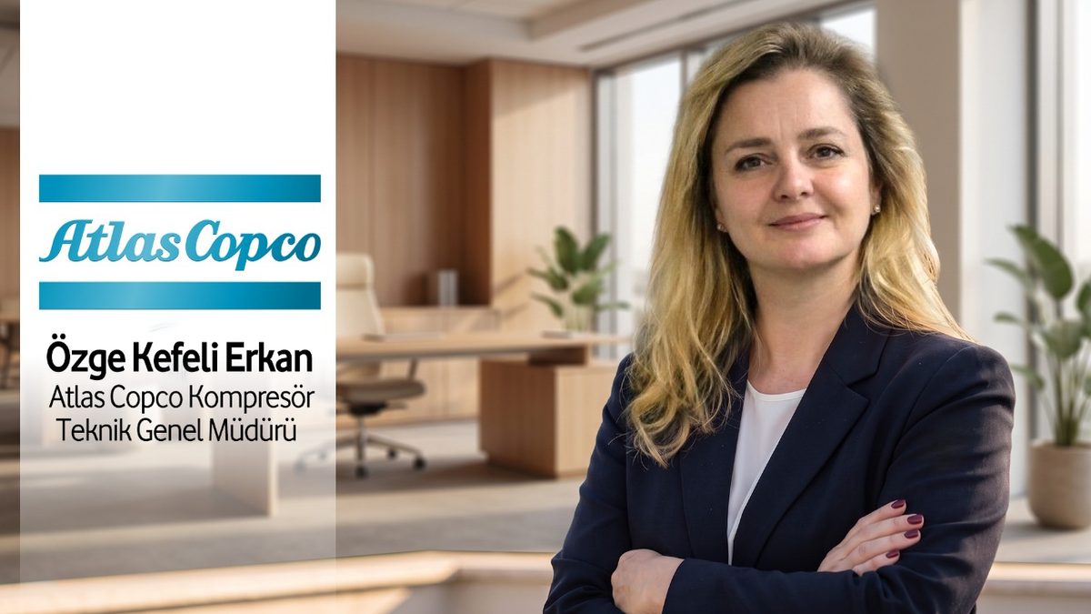Atlas Copco Kompresör Tekniği’nin yeni genel müdürü Özge Kefeli Erkan oldu