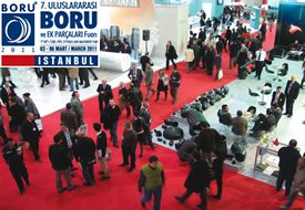 Dünya Boru Endüstrisi,  İstanbul Fuar Merkezinde
