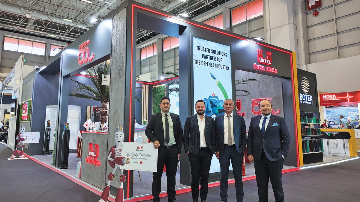 Uluslararası Savunma Sanayii Fuarı  IDEF 2025’te Üntel Kablo rüzgarı esti