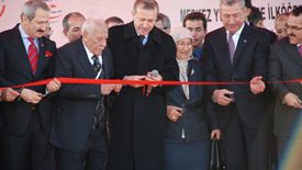 Başbakan Recep Tayyip Erdoğan, Tosçelik Osmaniye Yassı ve Yapısal Çelik Üretim Tesislerinin Açılışını yaptı