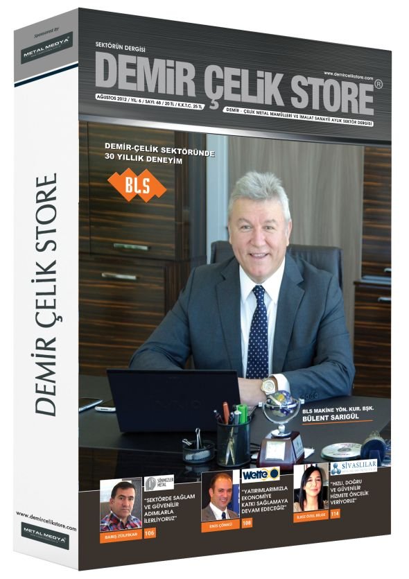 Demir Çelik Sektörünün Dergisi. Ağustos Sayısı Piyasada