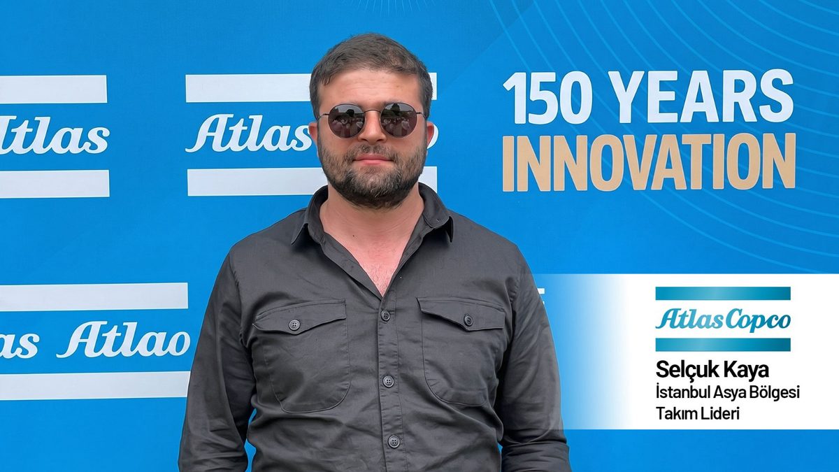Selçuk Kaya, Atlas Copco İstanbul Asya Bölgesi Takım Lideri oldu