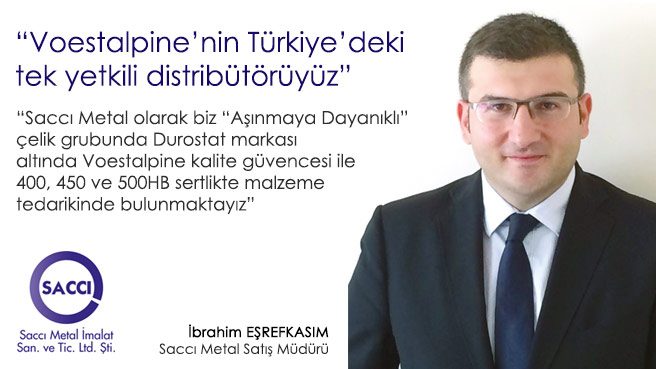 Voestalpine'nin Türkiye'deki tek yetkili distribütörüyüz
